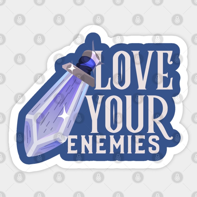 Love Your Enemies Sticker by Slave Of Yeshua